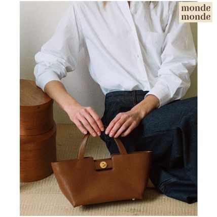 [monde monde] time tote bag ☆送料込☆ time tote monde monde(モンドゥモンドゥ) バッグ・カバン