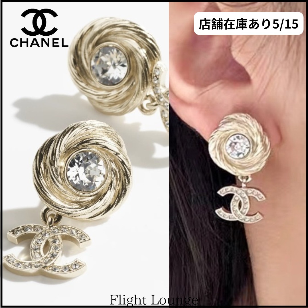ゴージャス上品★CHANEL PENDANT ピアス