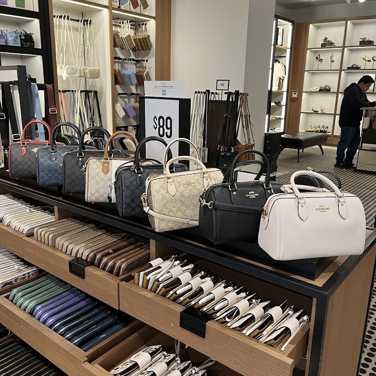 即発 COACH Coach Rowanシグネチャーロゴ柄2wayサッチェルバッグ