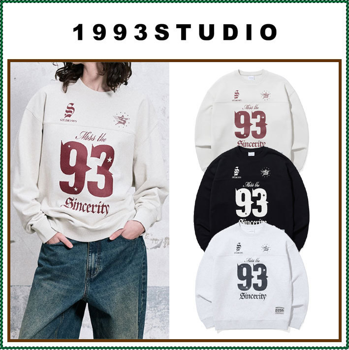 【1993studio】 Graphic Printed Sweatshirt / 追跡付