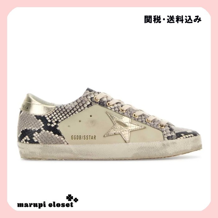 【関税送料込】Golden Goose UPER STAR PYTHON PRINTED SNEAKERS