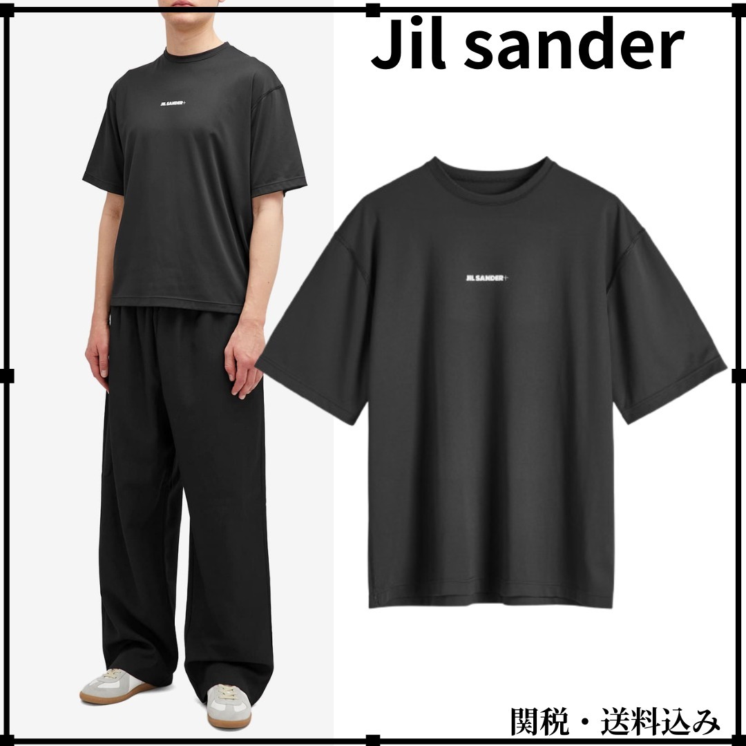 ＊Jil sander＊Plus Logo Active Tシャツ ブラック 半袖 メンズ