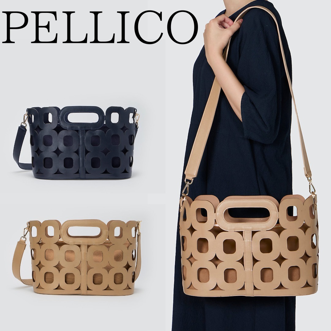 ■PELLICO■ペリーコ NEW ANELLI HANDLES BAG