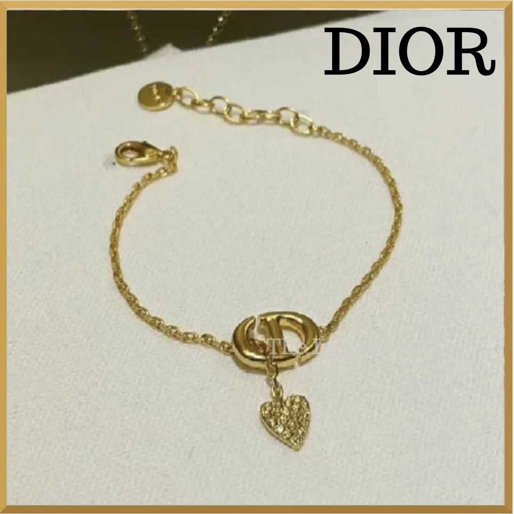 DIOR CD ネイビーブレスレット