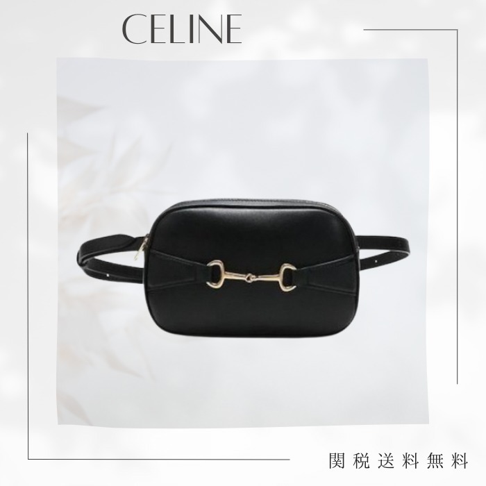 CELINE セリーヌ ベルトバッグ ブラック