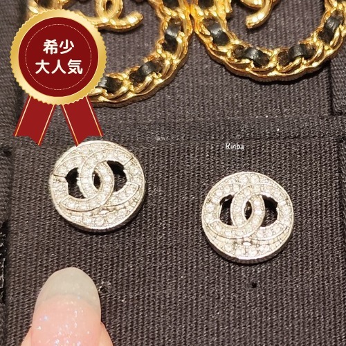 【特別なプレゼントに】憧れCHANELのCCロゴピアス男女とも大人気