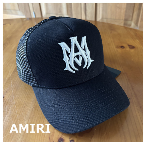 AMIRI☆コットン メッシュ MA ロゴキャップ