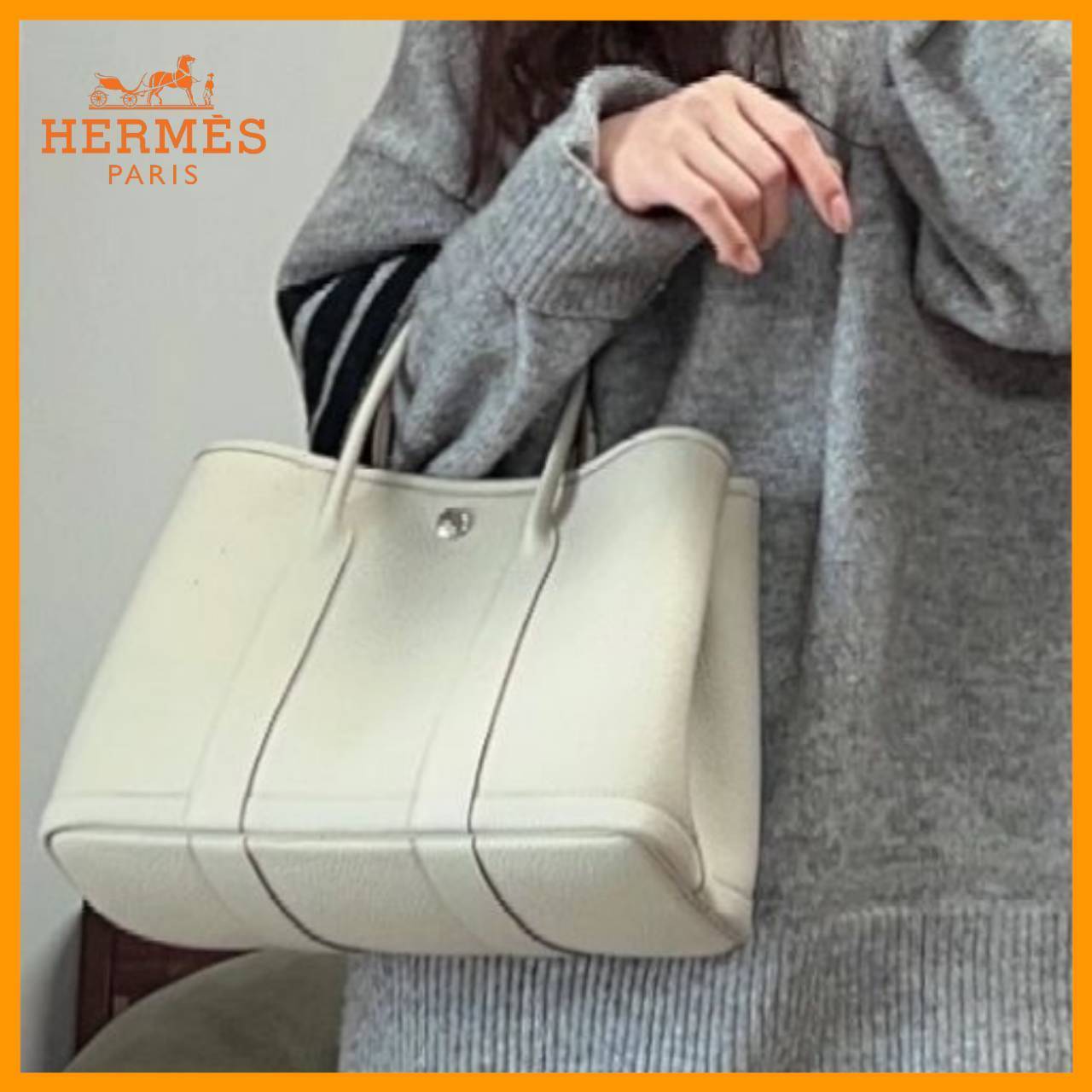 国内発送【上品でスタイリッシュ】HERMES バッグGarden Party 36