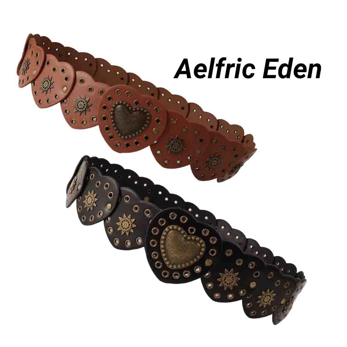 ◆Aelfric Eden◆Vintage Heart Rivet ベルト 2color 送料込