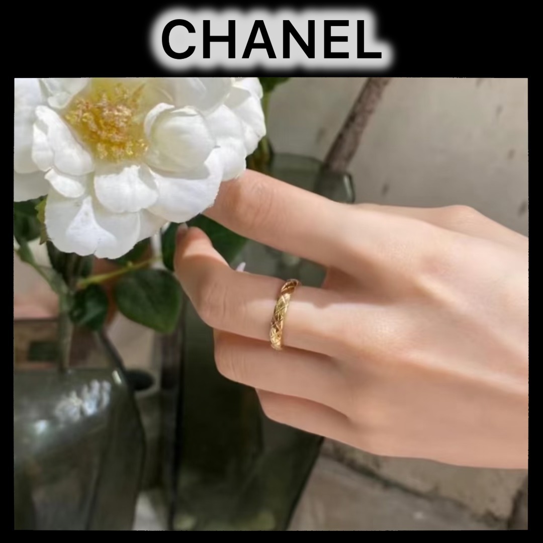 ★華やかなイエローゴールド★CHANEL ココクラッシュ リング