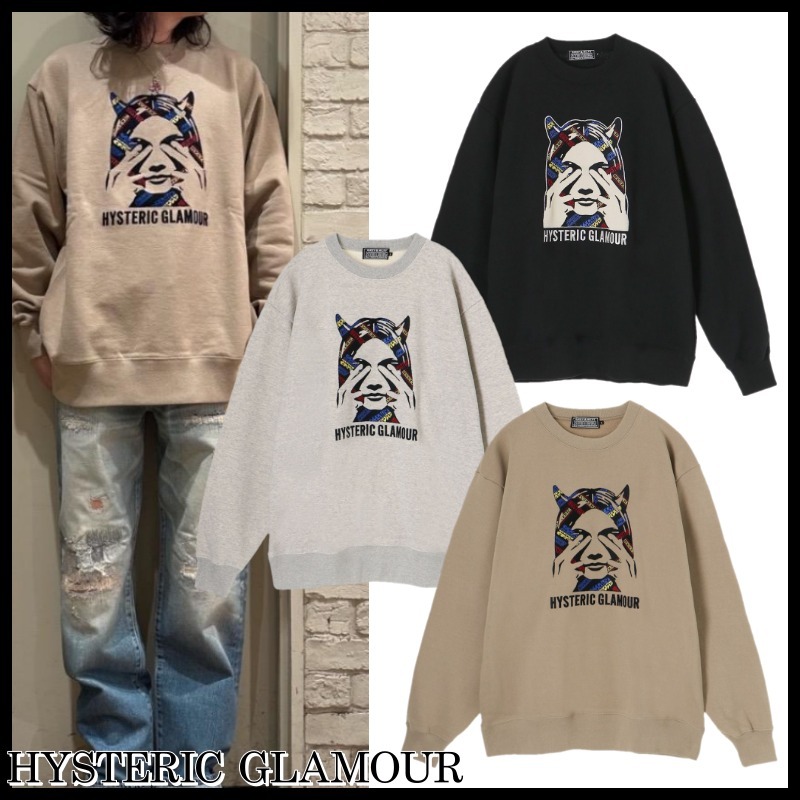 ◆HYSTERIC GLAMOUR◆SEE NO EVIL刺繍 スウェット トレーナー