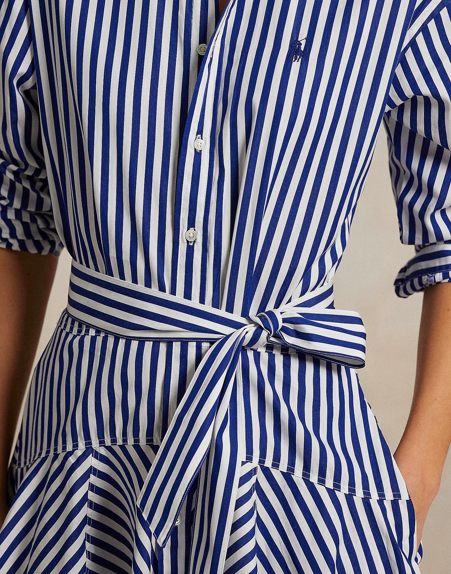 可愛い☆【POLO RALPH LAUREN】ストライプ シャツドレス 関/送込 可愛い☆【POLO RALPH LAUREN】ストライプ シャツドレス 関/送込