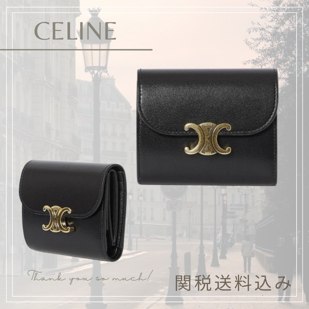 【CELINE】セリーヌ スモール フラップウォレット トリオンフ