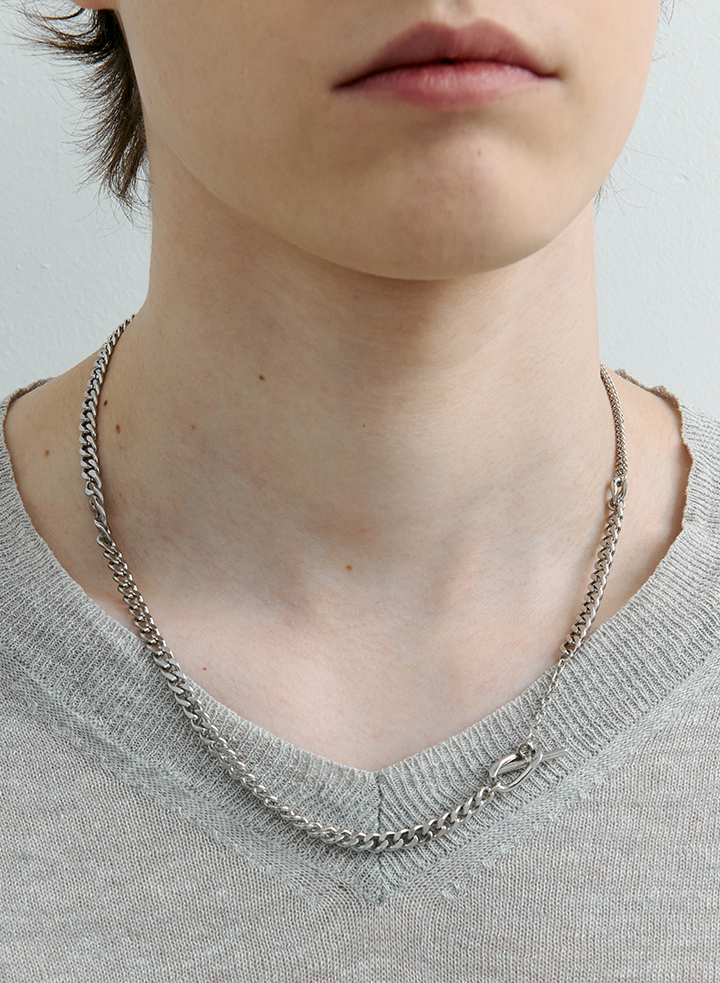 【VINTAGE HOLLYWOOD】Intermix Chain Necklace_VH2533NE071M VINTAGE HOLLYWOOD】Intermix Chain Necklace_VH2533NE071M