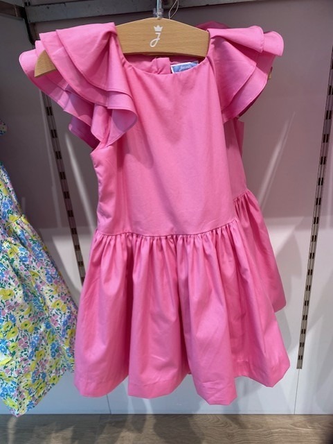 JACADI (ジャカディ) 綺麗なピンクワンピース 3-6歳