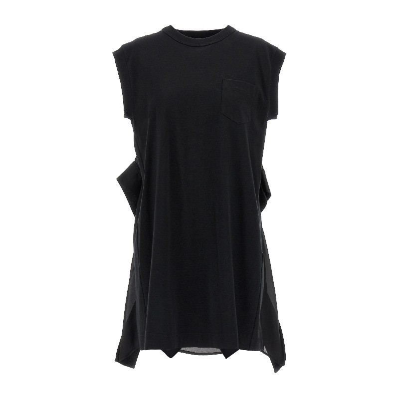 ワンピース sacai SS25 Flounce dress (2507914 001)