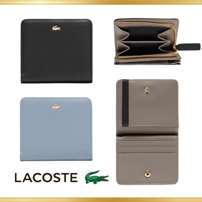 【LACOSTE】ラコステ 2つ折りスクエアウォレット バイカラー
