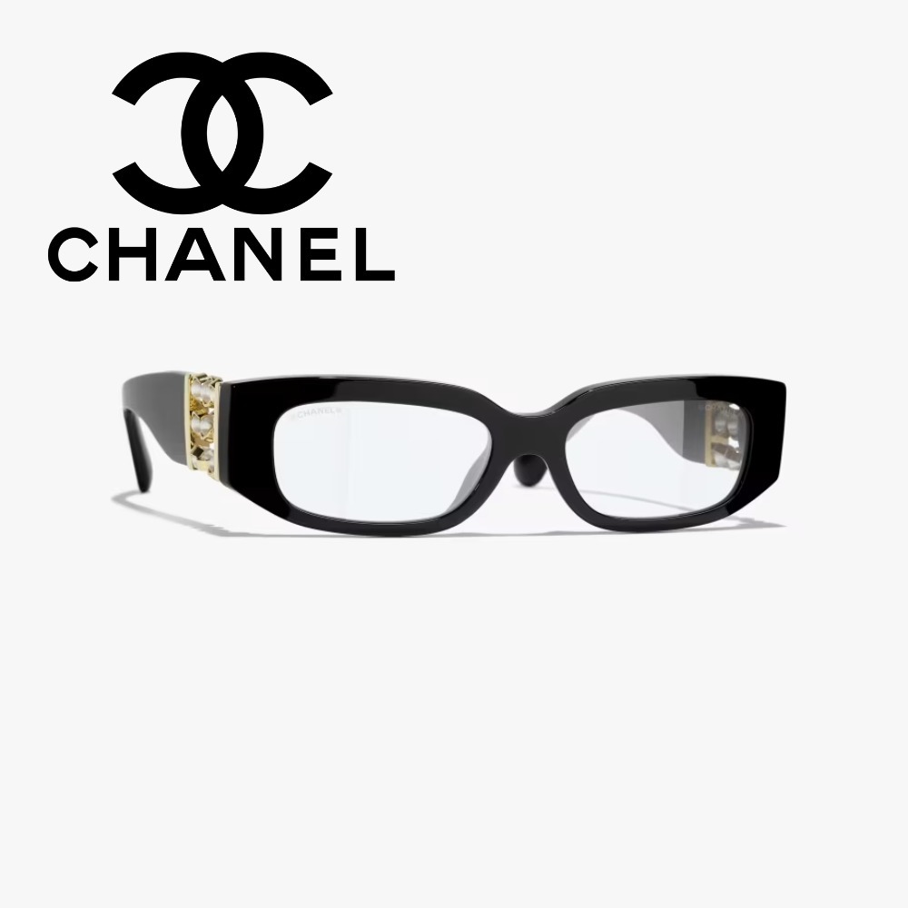 【CHANEL】オーバルシェイプ ブルーライトカット アイウェア