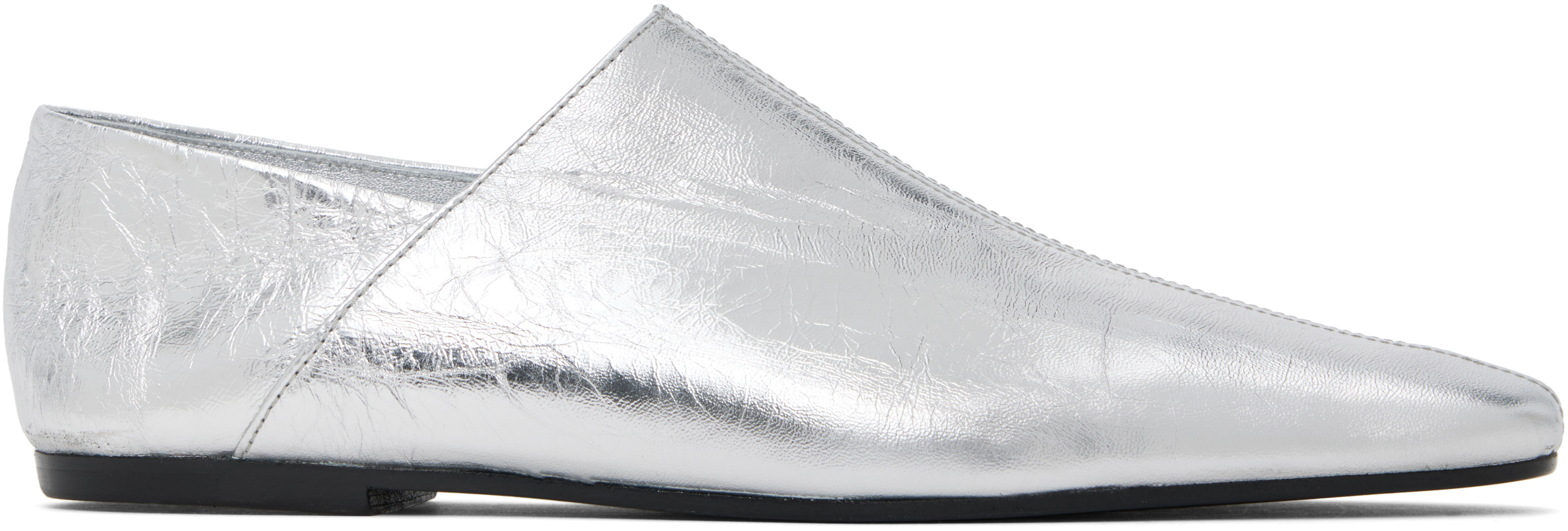 【関税込み】Dries Van Noten シルバー Slip On ローファー