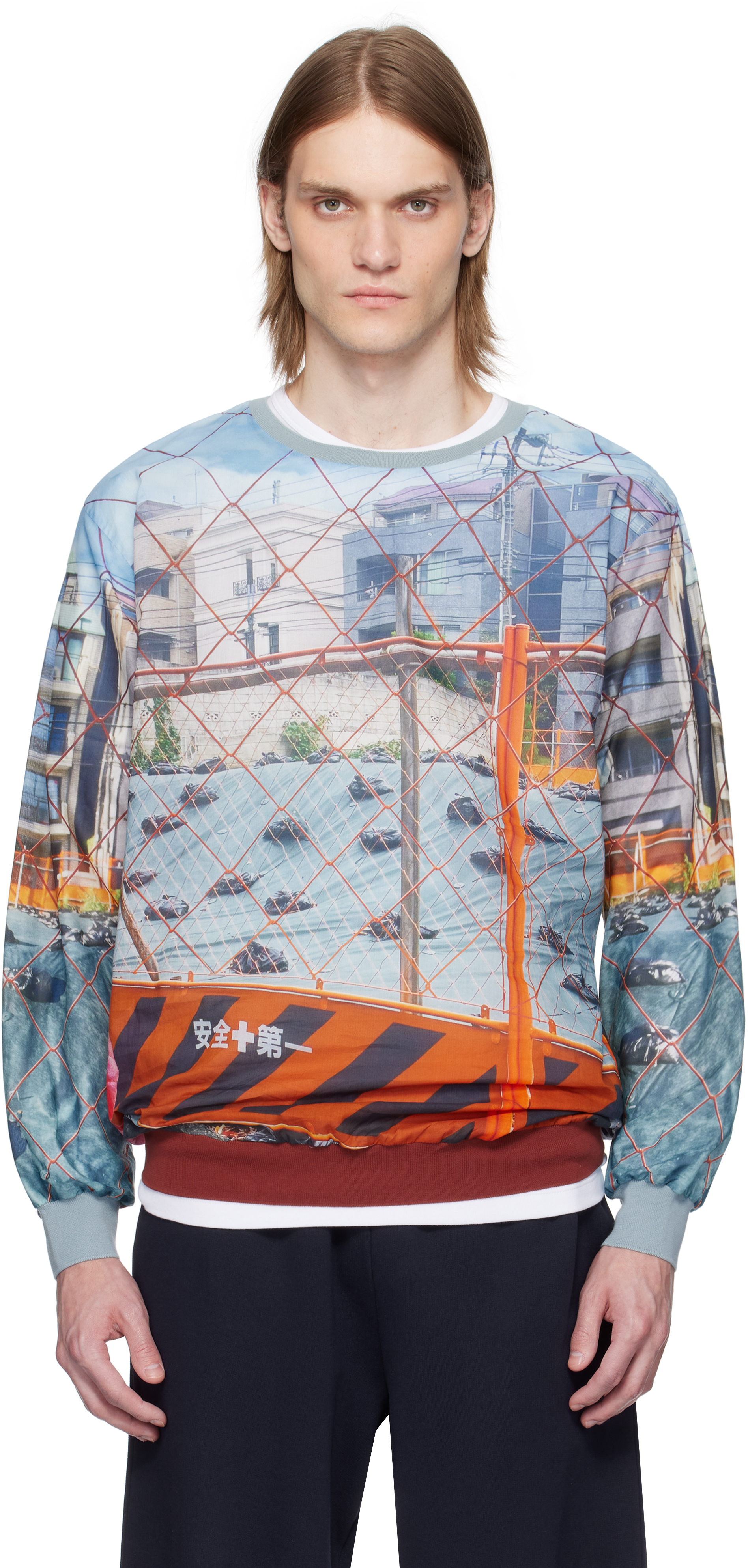 【関税込み】Bless ブルー Holiday Fence Long スウェットシャツ