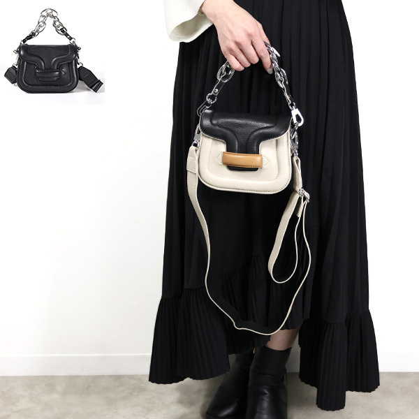 Pierre Hardy ショルダーバッグ ハンドバッグ レザー 2way QV03Z
