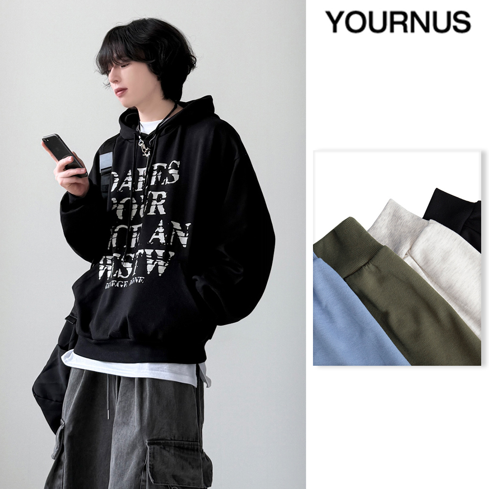 【YOURNUS】Dier Vintage Over Hoodie
