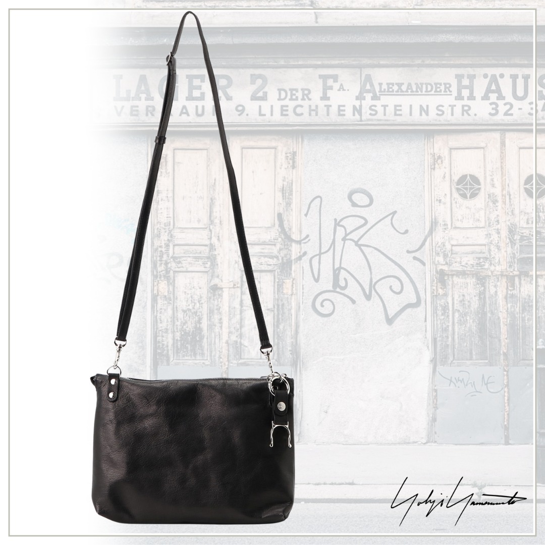 大人気【Yohji Yamamoto】GRAIN GOAT SKIN 2 MINI SHOULDER BAG