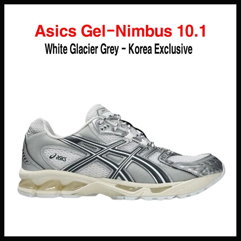 ☆ASICS☆ GEL-NIMBUS 10.1 WHITE GLACIER GREY KOREA EXCLUSIVE