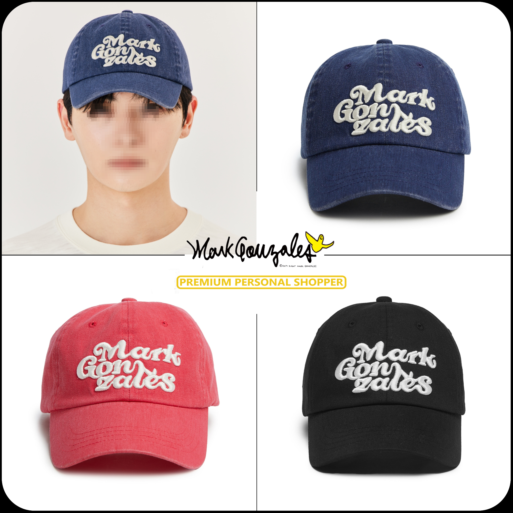 [MARK GONZALES]25SS★韓国人気★25SS★SCRIPT GRAPHIC BALL CAP