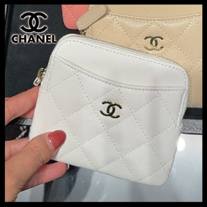 国内発送【上品で機能的】CHANEL クラシック ジップコインパース