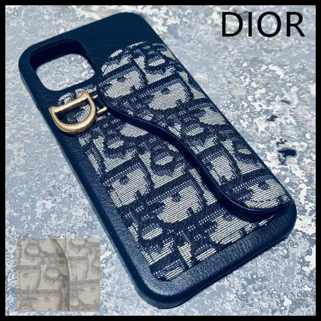 【Dior】実用的♪ iPhone15Pro ケース  ブラック