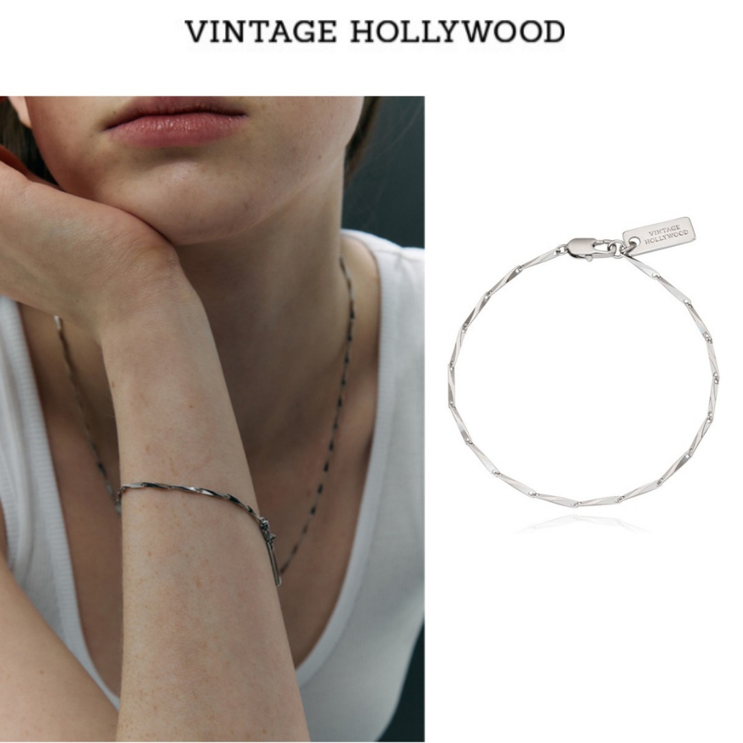 [韓国人気ジュエリー] Prism Chain Bracelet