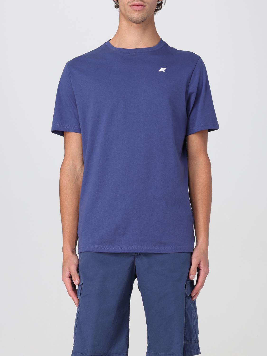 Tシャツ・カットソー K-WAY Men T-shirt Navy K7125UW 867