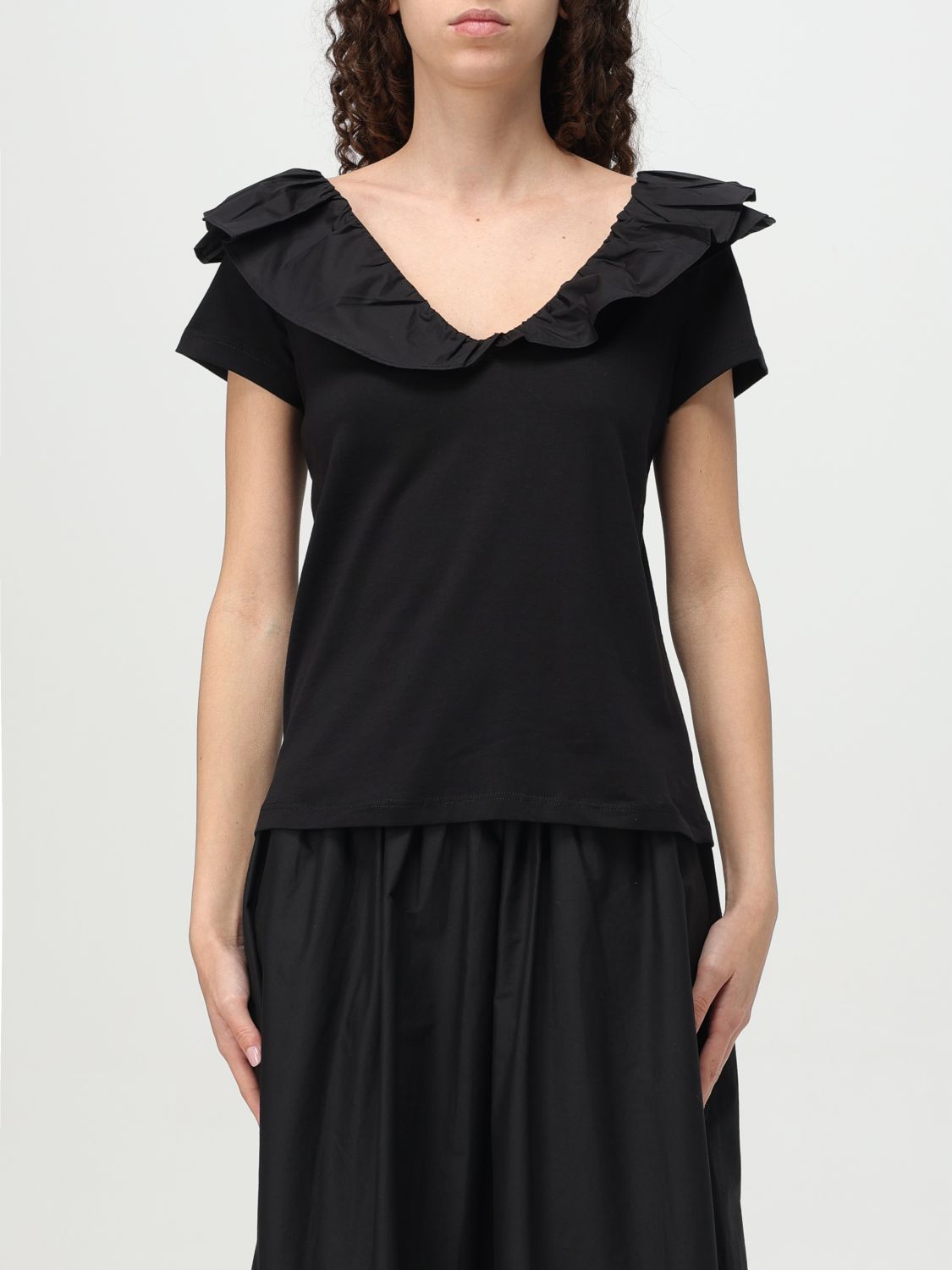 Tシャツ・カットソー LIU JO Woman T-Shirt Black WA5364J6308 Z9363