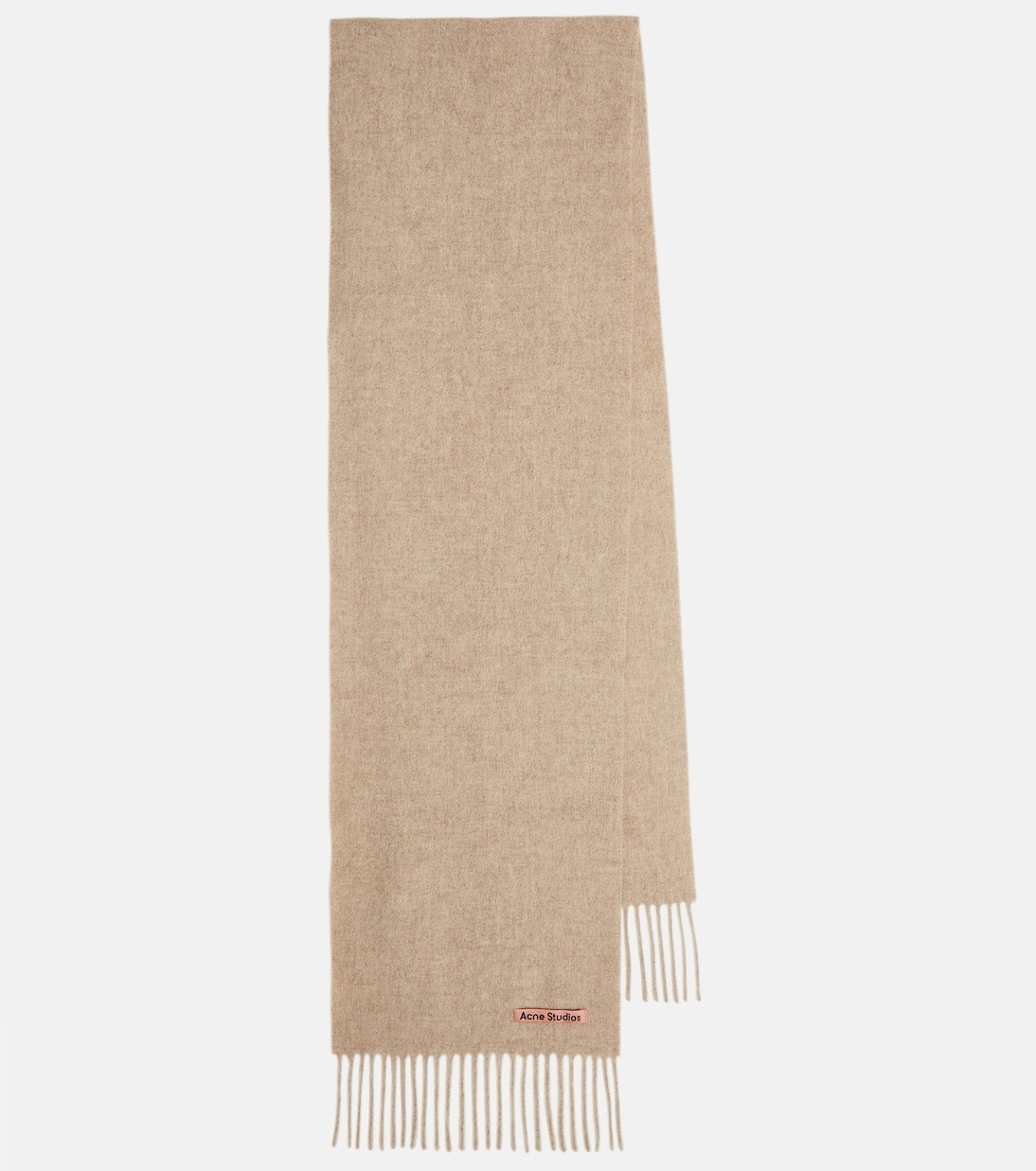 【Acne Studios】 Canadaスキニー fringedウールスカーフ