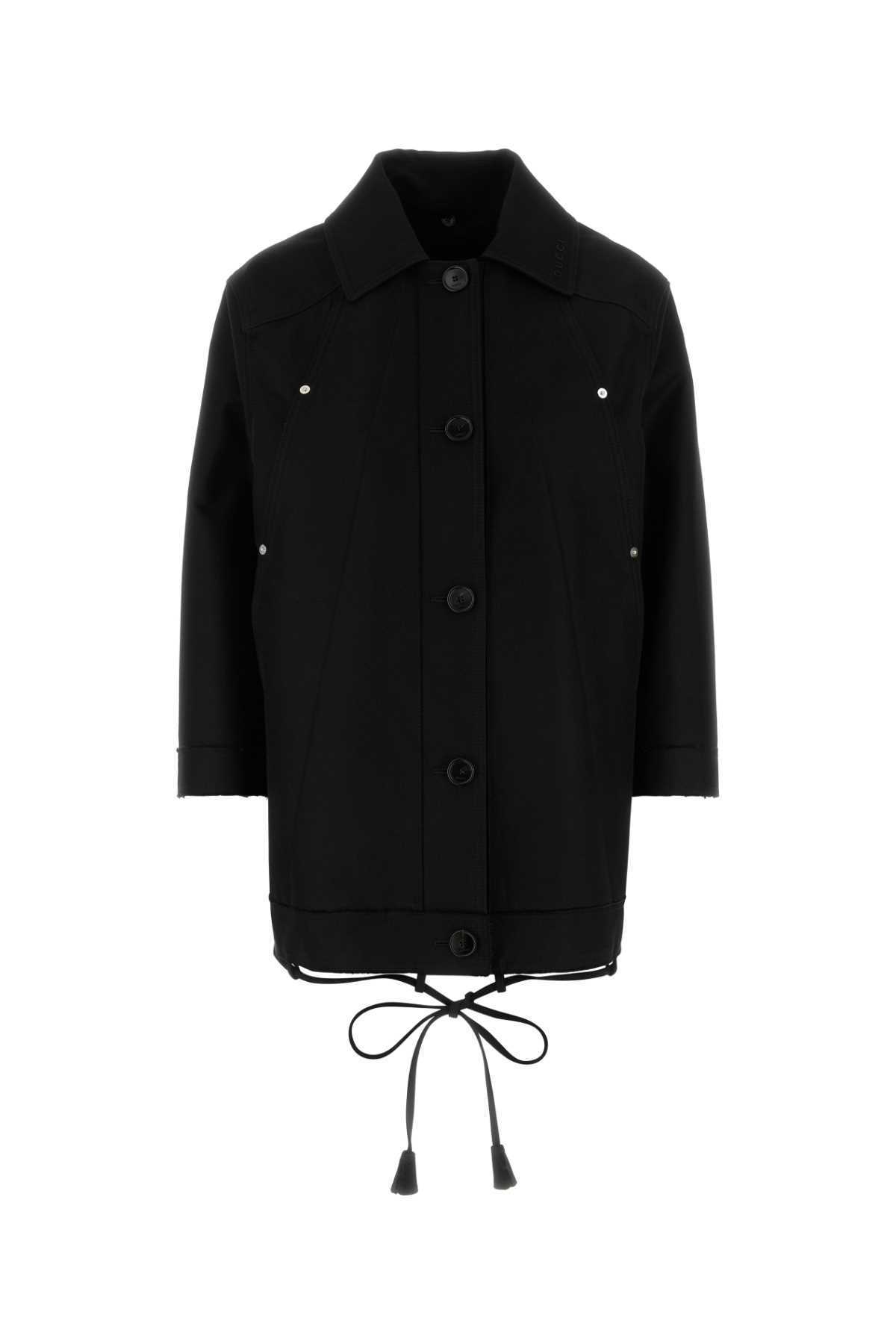 【送料&関税込】Gucci Black Gabardine Jacket