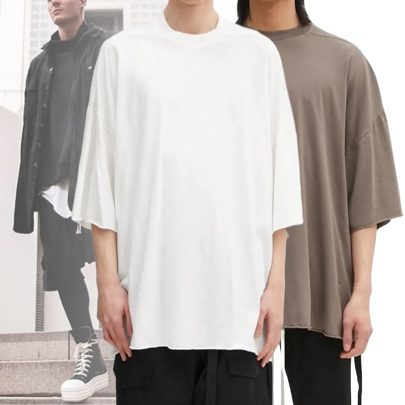 大人気! RICK OWENS コットン トミー Tシャツ 半袖 シンプル