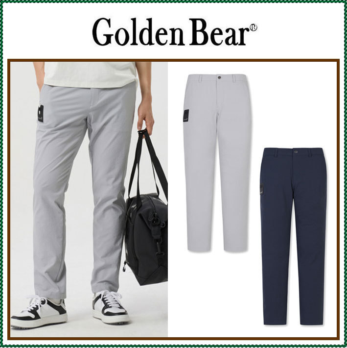 【GOLDEN BEAR】 Seersucker Straight Pants /追跡付