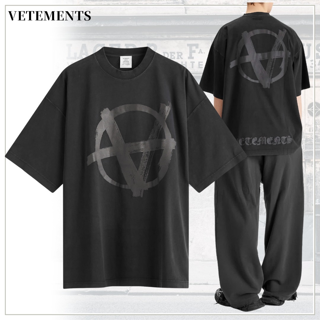 存在感絶大【vetements】Double Anarchy Oversized T-Shirt