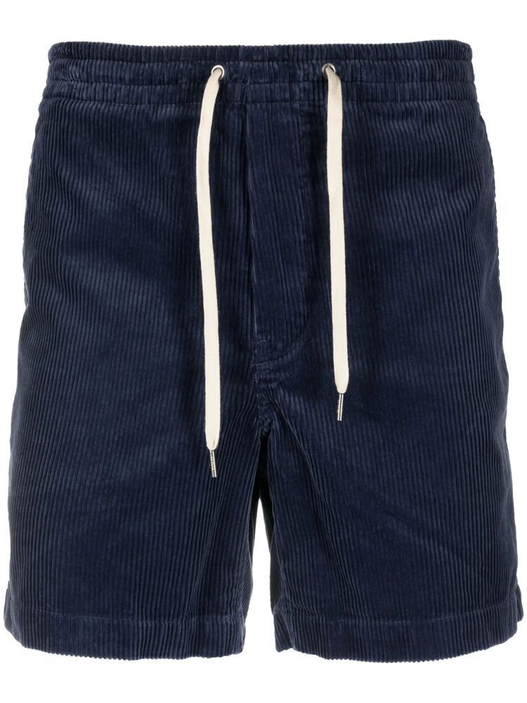 ハーフ・ショートパンツ RALPH LAUREN Corduroy Drawstring-fastening Shorts Navy