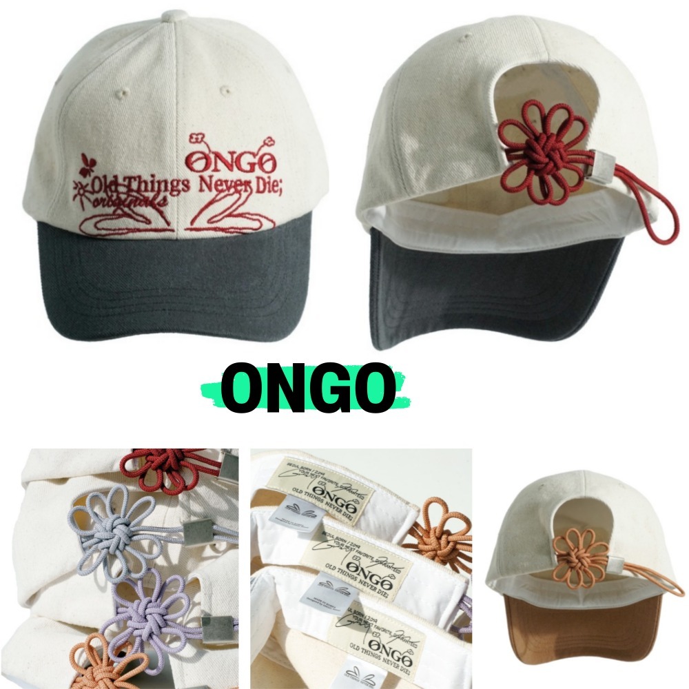キャップ [ONGO] FLOWER KNOT CAP : 3color