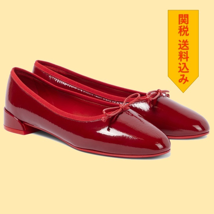 フラットシューズ Sweet Jane patent leather ballet flats