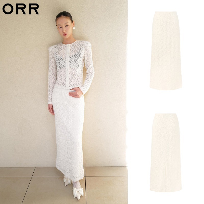 スカート ORR Lace Slim Skirt