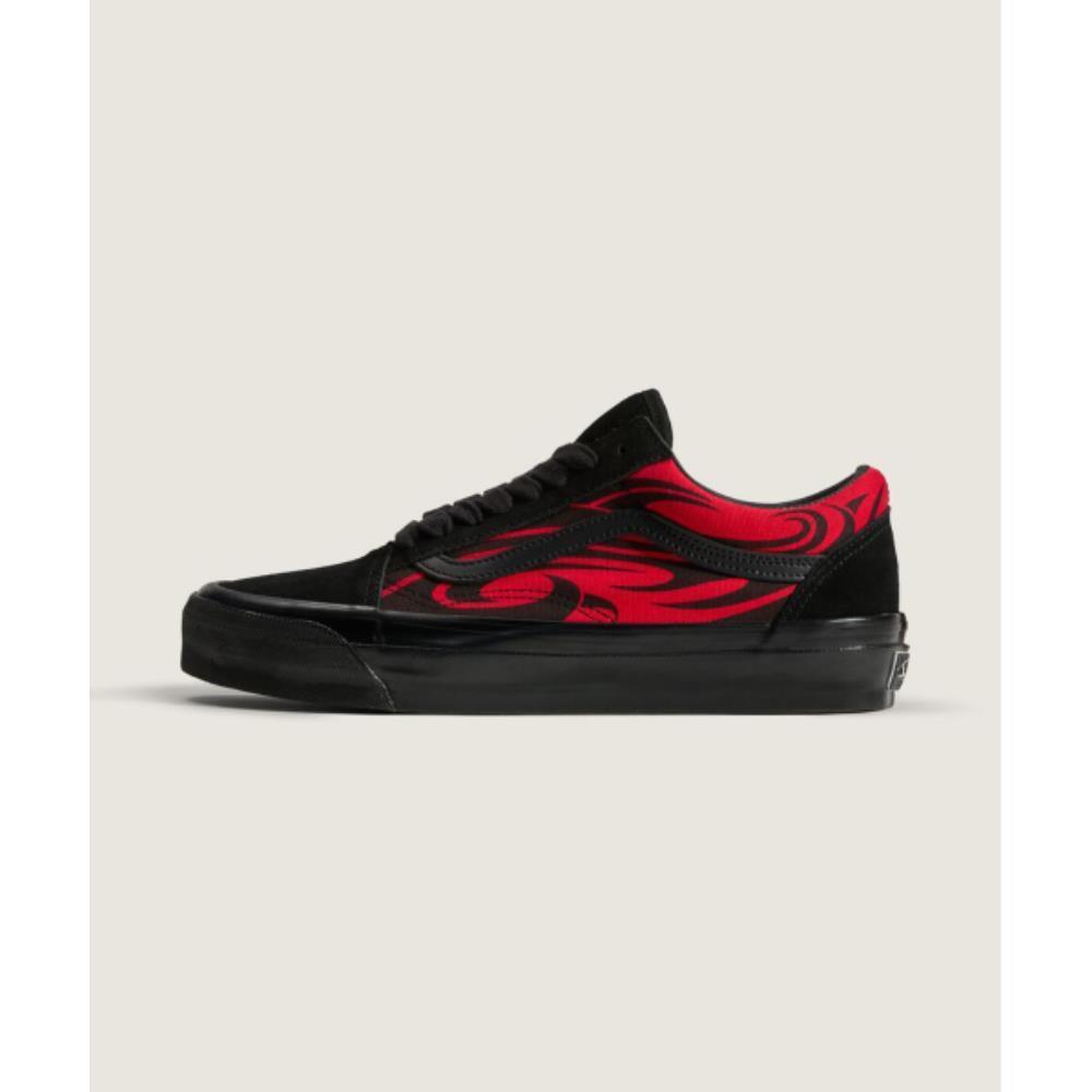 ◆VANS◆ Old School LX Flame Black Red VN000D564581