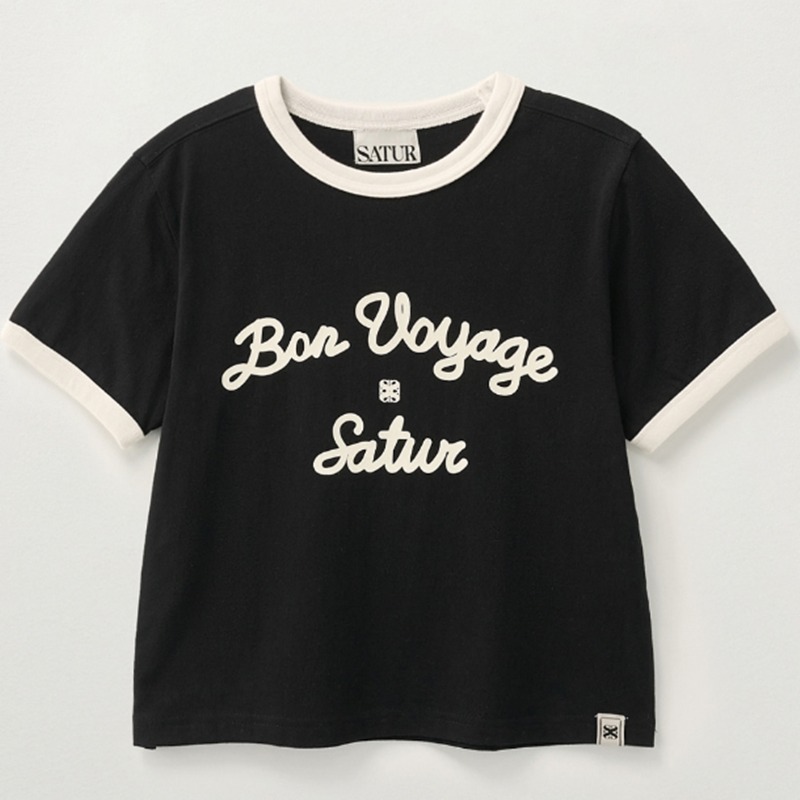 [25SS/男女用] SATUR★BON VOYAGE SWEATSHIRT★スウェットシャツ 25SS/男女用] SATUR☆BON VOYAGE SWEATSHIRT☆スウェットシャツ