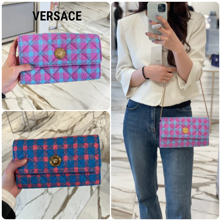 【VERSACE】ヴェルサーチ メドゥーサ キルティング バッグ