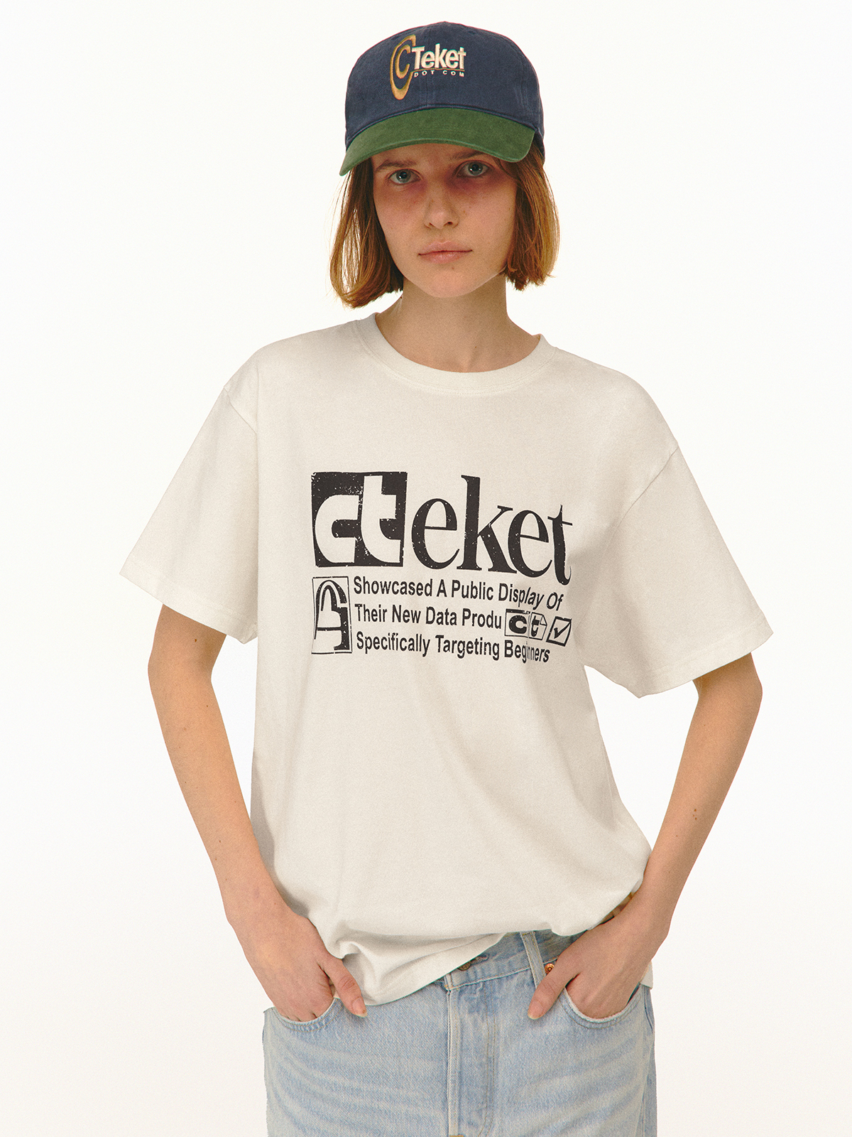 [teket] / ☆ 25SS Plan Tee / Cream