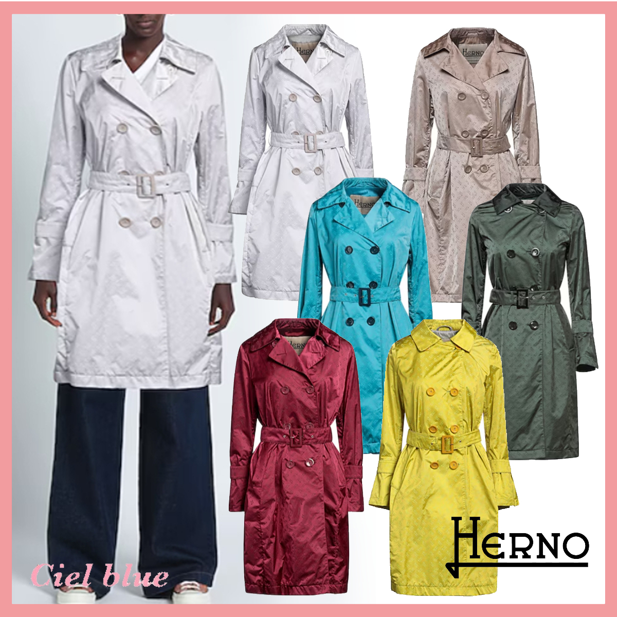 ♡送料関税込♡HERNO トレンチコート 6色