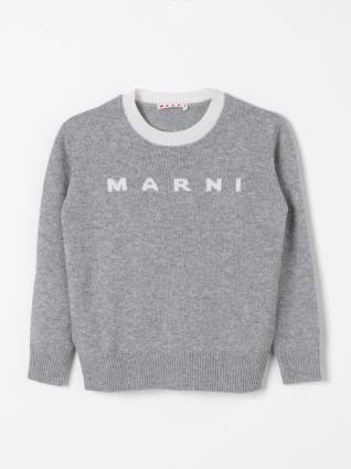 キッズ用トップス MARNI Crewneck sweater with maxi marni logo