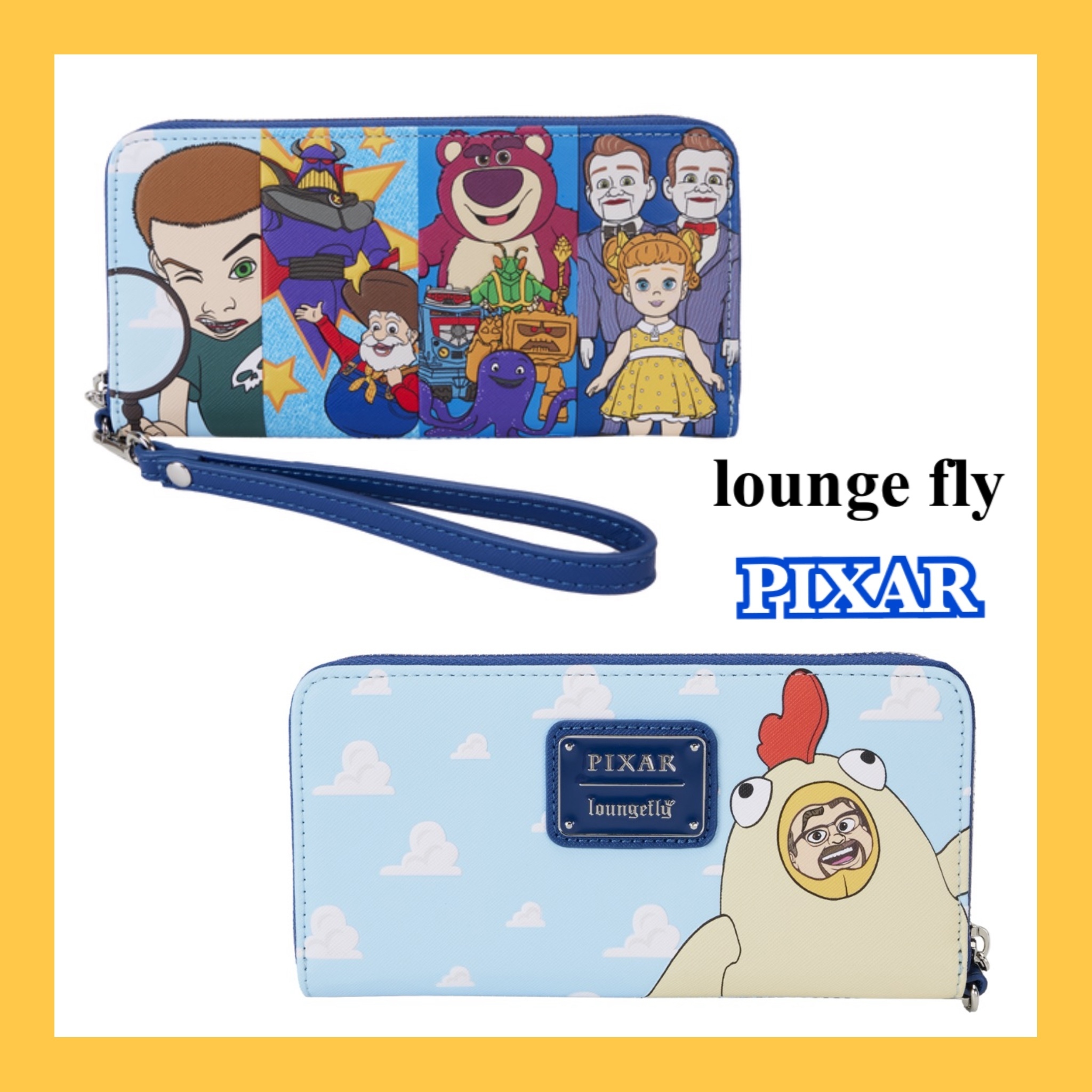 関税込 セール/完売前に【LOUNGE FLY】Pixar Toy Story 長財布